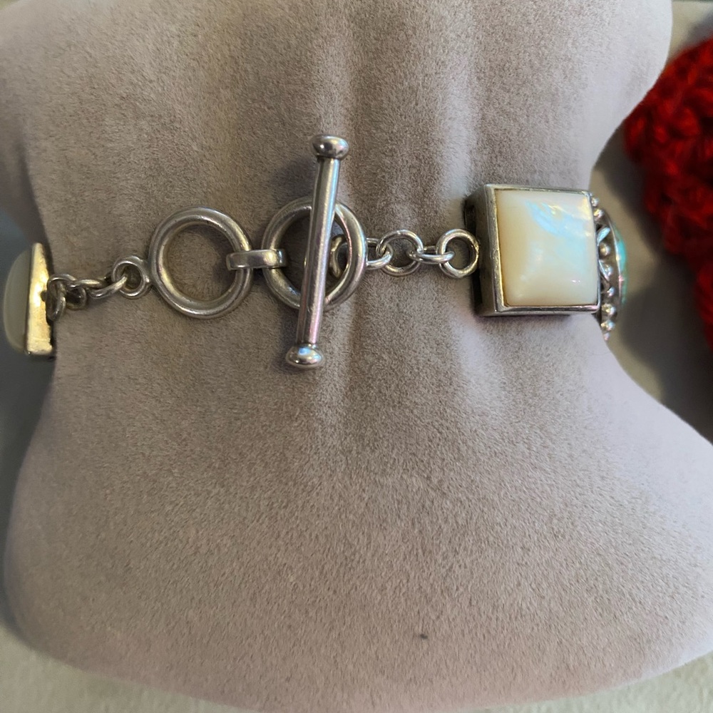 Whitney Kelly 925 Gemstone Art Bracelet – Boho Luxe Statement - Picture 8 of 9